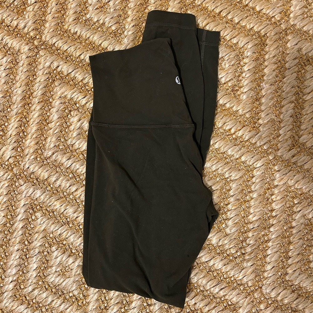 LIKE NEW lululemon align olive green leggings size 4